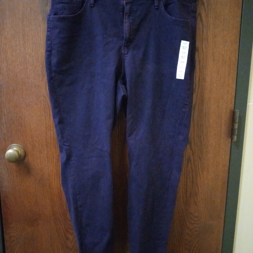 Plus grape colored jeans